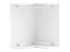 StarTech.com 20 Pack Cable Raceway Outside Corner Connectors for CBMCWD5020, Cable Management Accessories, Channel Raceway Fitting, Wiring Duct 90 Degree Outside Elbow, Plastic, UL Listed - Back
