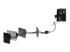 StarTech.com 15.7 in (400 mm) SATA Power Splitter Adapter Cable - Right-angle