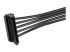 StarTech.com 15.7 in (400 mm) SATA Power Splitter Adapter Cable - Close up