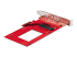 StarTech.com U.3 to PCIe Adapter Card, PCIe 4.0 x4 Adapter For 2.5" U.3 NVMe SSDs, SFF-TA-1001 PCI Express Add-in Card for Desktops/Servers, TAA Compliant - Back