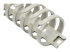 StarTech.com Flexible Cable Management Raceway Spine Vertebrae, 1-1/8"(29mm)W x 1"(25mm)H, 20"(0.5m) length, Nylon 66 Network Cable/Power Cord Hider Kit, Wall Wire Duct System, UL Listed - Close up